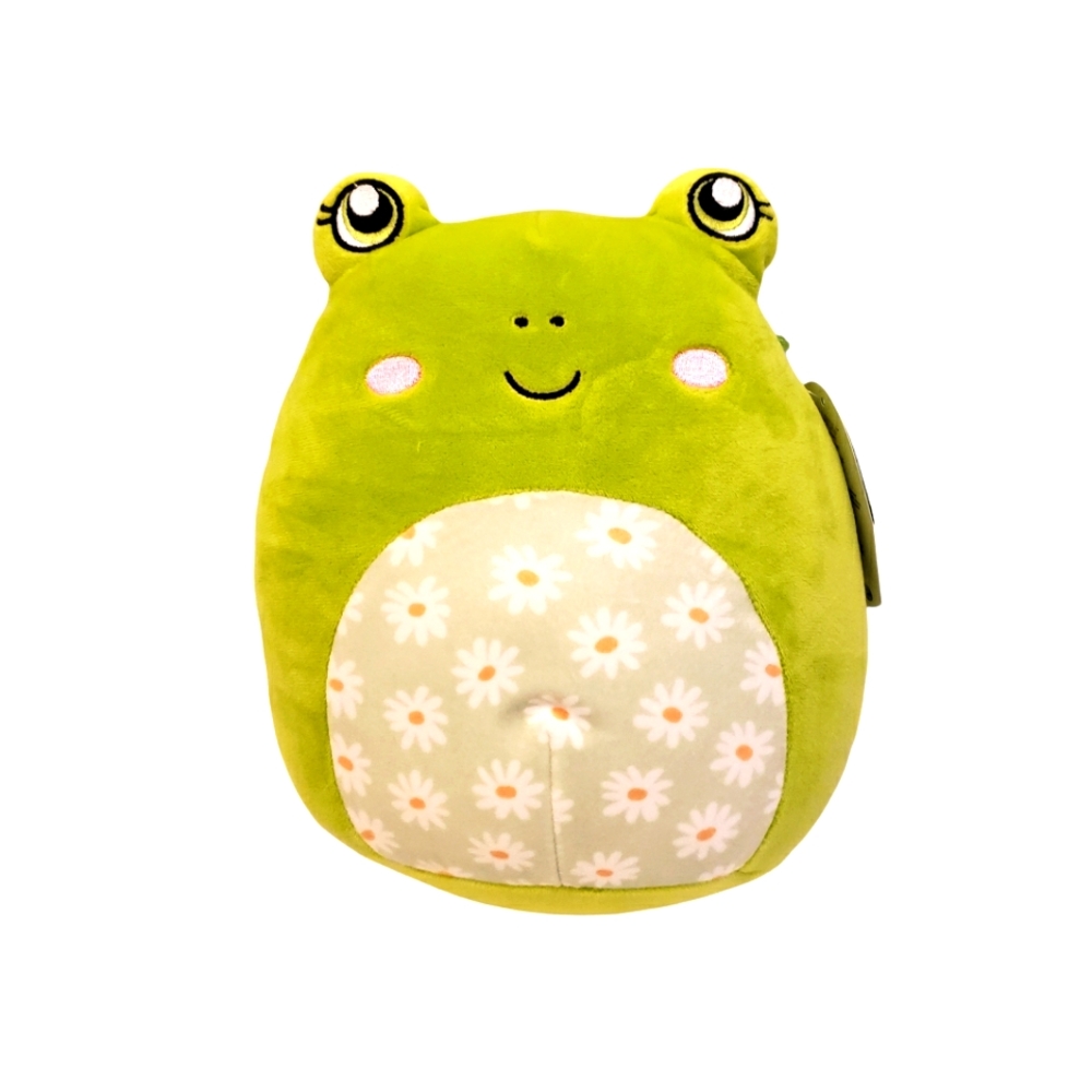 Wendy The Frog Squishmallow 8" Easter Plush NWT Stuffed Animal Daisies Green